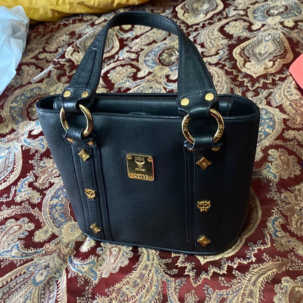 mcm mini hand bag